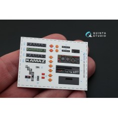 1/35 Kamaz 5350 Mustang Family Interior Detail Set (on decal paper) for Zvezda Kits