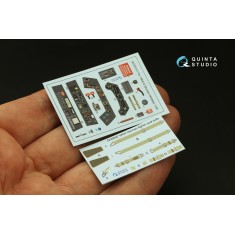 1/35 FW 190A-6 3D-Printed & Coloured Interior on Decal Paper for Border Model kits