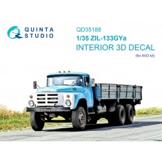 1/35 ZIL-133GYA 3D Interior Decals for AVD Kit