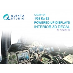 1/35 Ka-52 Powered-Up Display Decals for Trumpeter Kit (QD+35192/QDS+35192 Upgrade)