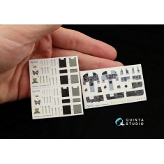 1/48 F-15D Interior Detail Set (on decal paper) for Great Wall Hobby Kit