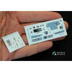 1/48 Su-35S Interior Detail Set (on decal paper) for Great Wall Hobby Kits