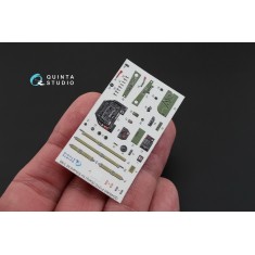1/48 P-51D Early Interior Detail Set (on decal paper) for Eduard Kit