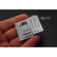 1/48 Me-262A 3D-Printed & Coloured Interior Decals for Tamiya kit
