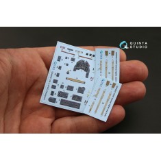1/48 Junkers Ju 87D/G 3D Printed & Coloured Interior Decal Parts for Hasegawa