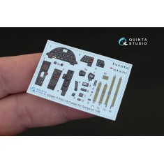 1/48 Vought F4U-1A Corsair 3D Printed & Coloured Interior Decals for Tamiya