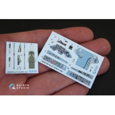1/48 Sukhoi Su-27 3D Printed & Coloured Interior Decal Parts for GWH kit