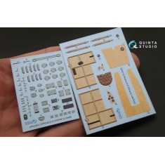 1/48 Albatros D.III 3D Printed & Coloured Interior Decal Parts for Eduard kit