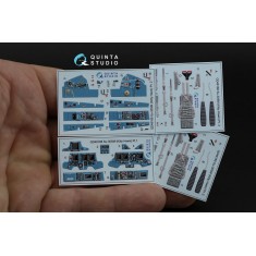1/48 Sukhoi Su-30SM 3D Printed & Coloured Interior Decal Parts for KittyHawk