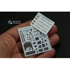 1/48 Ju 87D/G 3D-Printed & Coloured Interior on Decal Paper for Italeri kits