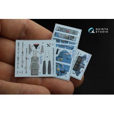 1/48 Sukhoi Su-27SM Interior Detail Parts for KittyHawk kits