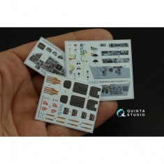 1/48 Su-24M 3D-Printed & Coloured Interior on Decal Paper for Trumpeter kits