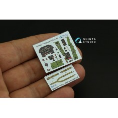 1/48 P-51D Mustang Late Interior Detail Parts for Airfix kits