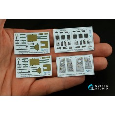 1/48 Eurofighter Twin Seater Coloured Interior Detail Parts for Revell kits