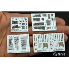 1/48 F-4E late without DMAS Interior Parts (3D decal) for Meng kits