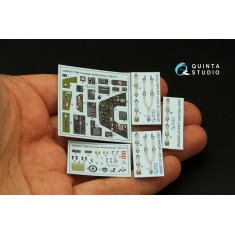 1/48 TBM-3 Avenger Interior Parts (3D decal) for HobbyBoss kits