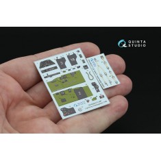 1/48 P-38F Lightning Interior Details on 3D Decal (Hasegawa)