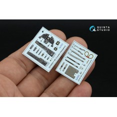 1/48 F-8E Crusader Interior Details on 3D Decal (Hasegawa/Hobby 2000)