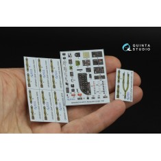 1/48 B-26F/B-26G Marauder Interior 3D Decal for ICM