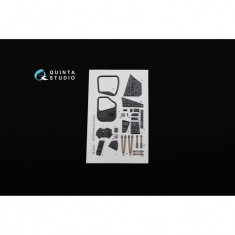 1/72 Mi-24V Nato Black Panels Interior Detail Set (on decal paper) for Zvezda Kit