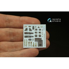 1/72 Me 410 Interior Parts (3D decal) for Fine Molds