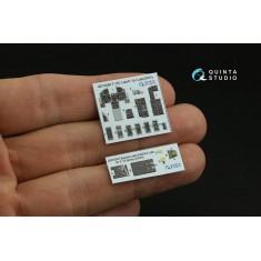 1/72 F-15C Late/F-15J Late 3D-Printed & Coloured Interior on Decal Paper for GWH kits