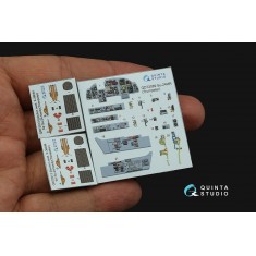 1/72 Su-24MR 3D-Printed & Coloured Interior on Decal Paper for Trumpeter kits