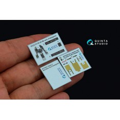 1/72 AV-8B Early Coloured Interior Detail Parts for Hasegawa kits