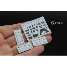 1/72 TBM-3 Avenger Interior Details on 3D Decal (HobbyBoss)