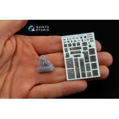 1/35 AH-64D Interior on Decal Paper for Takom kits (small ver) w/Resin Parts
