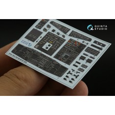 1/35 MH-60L Interior Details on 3D Decal for KittyHawk kits (Small) w/Resin Parts
