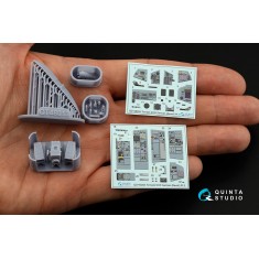 1/48 Tornado ECR German Interior on Decal Paper for Revell kits (small ver) w/Resin Parts