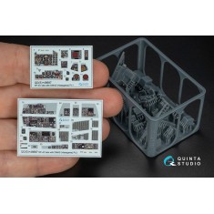 1/48 RF-4C Phantom II (late w/DMAS) Interior 3D Decal (Hasegawa) #Small w/parts