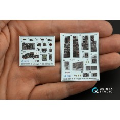 1/48 F-4E early with slatted wing Interior Parts (3D decal) Small version for Meng kits