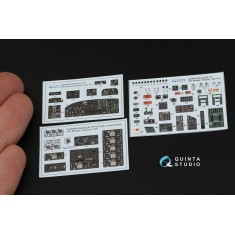 1/48 Boeing B-17F Interior 3D Decal for HK models, Eduard kits (small version)