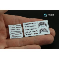 1/48 Yakovlev Yak-52 Interior Detail Parts for ARK kits (small ver.)
