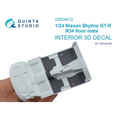 1/24 Nissan Skyline GT-R R34 Floor Mats for Tamiya Kit