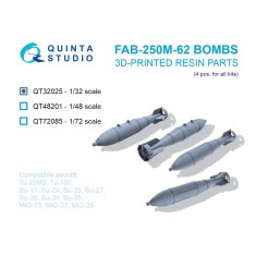 1/32 FAB-250 M-62 Bombs (4pcs)