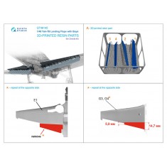 1/48 Yak-7B Landing Flaps with Bays (Zvezda)
