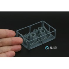 1/72 Su-25 Rear Engine Nacelles with Flare Dispensers & Nozzles for Zvezda