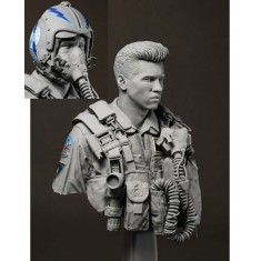 1/9 USN F-14 Tomcat Pilot 1980s Bust