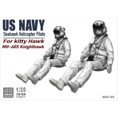 1/35 USN Sea Hawk Helicopter Pilots for Kitty Hawk MH-60S Knighthawk