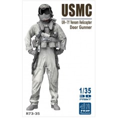 1/35 USMC UH-1Y Venom Door Gunner Standing With Decals