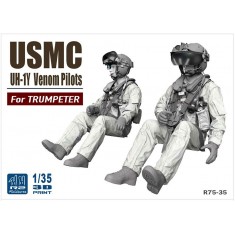 1/35 USMC UH-1Y Venom Pilots Duo For Trumpeter kit (2 figures)