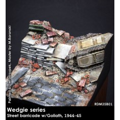 1/35 Wedgie Series - Street Barricade w/Goliath 1944-45