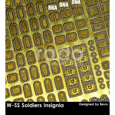 1/35 WWII German W-SS Soldiers Insignia (PE)