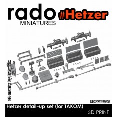 1/35 Jagdpanzer 38(t) Hetzer Detail Set for Takom Kit