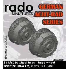 1/35 Sdkfz.234 Wheel Hubs for Rye Field Model