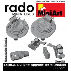 1/35 Sdkfz.234/2 Puma Turret Detail-up for MiniArt Kit