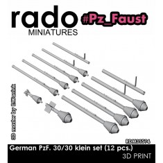 1/35 Panzerfaust 30/30 klein set (12pcs)